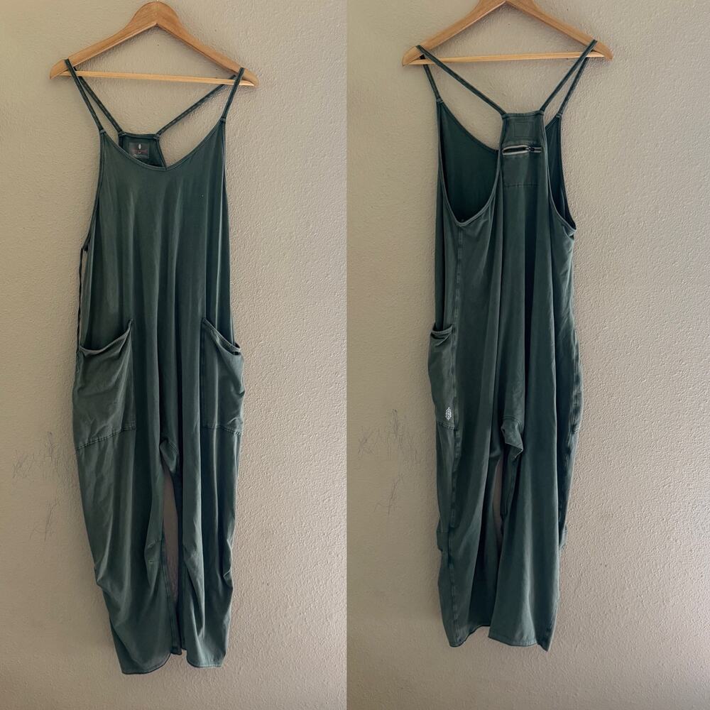 Free People Movement Hot Shot Onesie in green - Picture 2 of 8